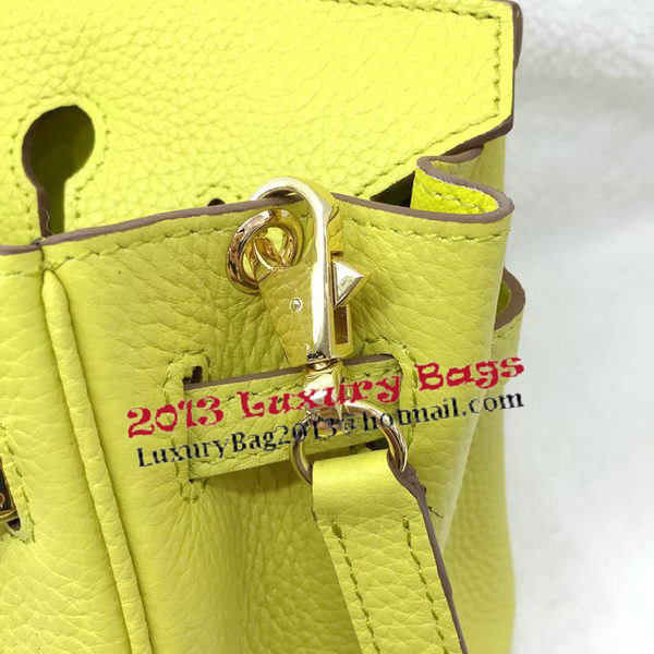 Hermes Birkin 25CM Tote Bag Original Leather H25T Lemon Hermes Birkin 25CM Tote Bag Original Leather H25T Lemon