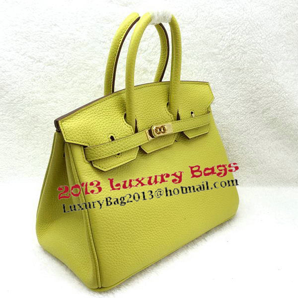 Hermes Birkin 25CM Tote Bag Original Leather H25T Lemon Hermes Birkin 25CM Tote Bag Original Leather H25T Lemon