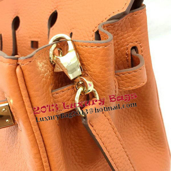 Hermes Birkin 25CM Tote Bag Original Leather H25T Orange Hermes Birkin 25CM Tote Bag Original Leather H25T Orange