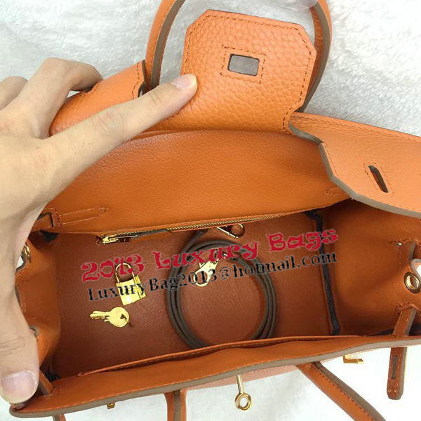 Hermes Birkin 25CM Tote Bag Original Leather H25T Orange Hermes Birkin 25CM Tote Bag Original Leather H25T Orange