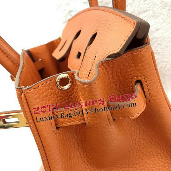 Hermes Birkin 25CM Tote Bag Original Leather H25T Orange Hermes Birkin 25CM Tote Bag Original Leather H25T Orange