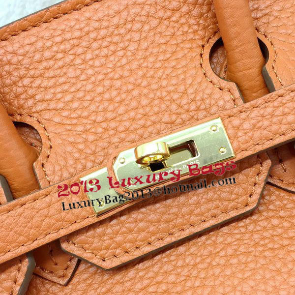Hermes Birkin 25CM Tote Bag Original Leather H25T Orange Hermes Birkin 25CM Tote Bag Original Leather H25T Orange