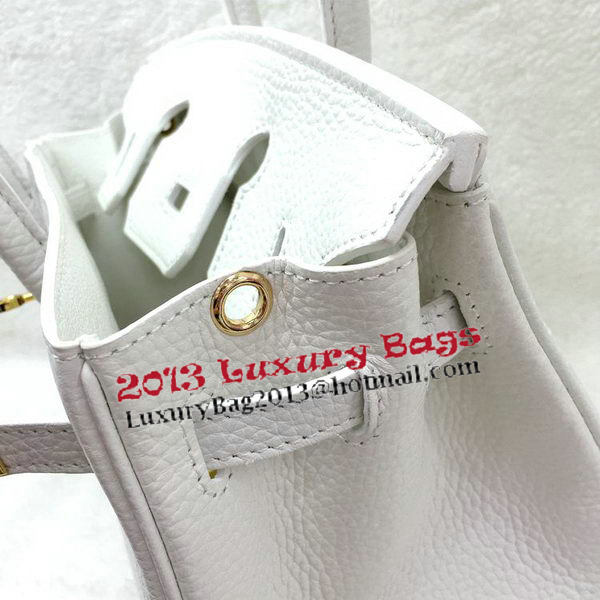 Hermes Birkin 25CM Tote Bag Original Leather H25T White Hermes Birkin 25CM Tote Bag Original Leather H25T White