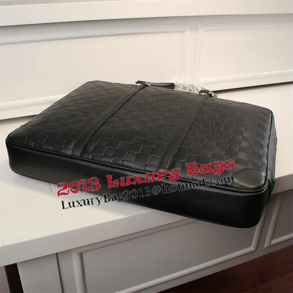 Louis Vuitton Damier Infini Porte-Documents N41146 Black Louis Vuitton Damier Infini Porte-Documents N41146 Black