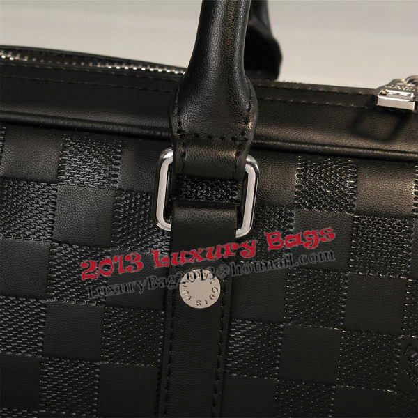 Louis Vuitton Damier Infini Porte-Documents N41146 Black Louis Vuitton Damier Infini Porte-Documents N41146 Black