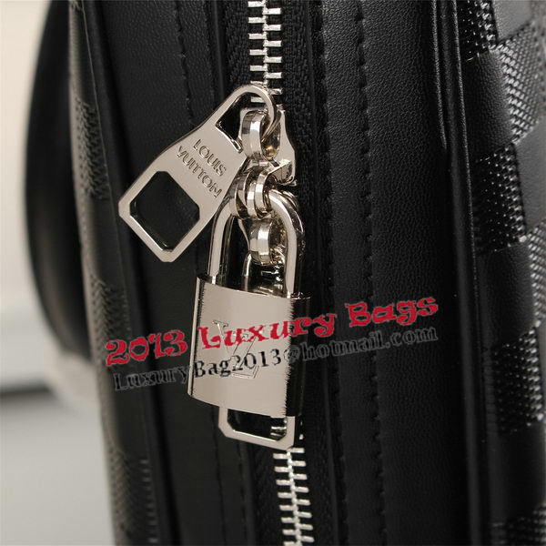 Louis Vuitton Damier Infini Porte-Documents N41146 Black Louis Vuitton Damier Infini Porte-Documents N41146 Black