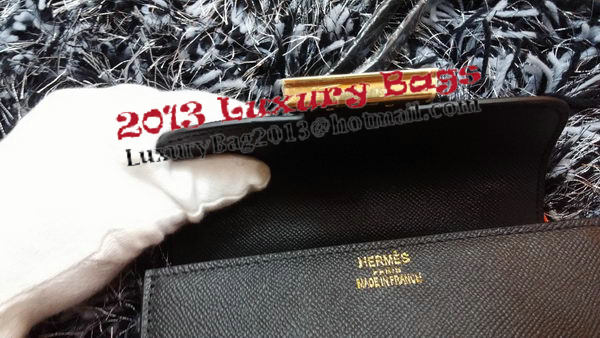 Hermes Constance Bag Litchi Leather H9999L Black Hermes Constance Bag Litchi Leather H9999L Black