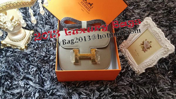 Hermes Constance Bag Litchi Leather H9999L Grey Hermes Constance Bag Litchi Leather H9999L Grey