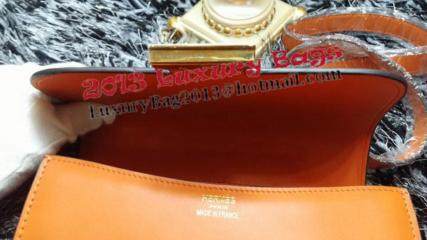 Hermes Constance Bag Smooth Leather H9998S Orange Hermes Constance Bag Smooth Leather H9998S Orange