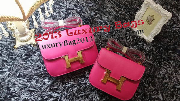 Hermes Constance Bag Smooth Leather H9998S Rose Hermes Constance Bag Smooth Leather H9998S Rose
