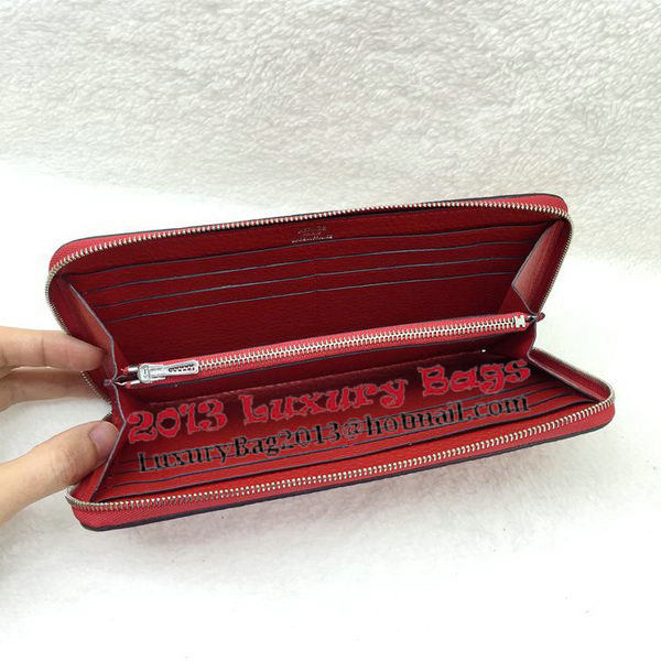 Hermes Evelyn Long Zip Wallet Litchi A808 Red Hermes Evelyn Long Zip Wallet Litchi A808 Red