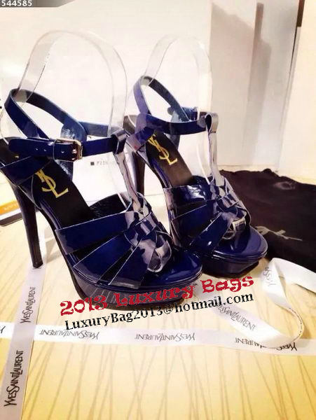 Yves Saint Laurent 130mm Pump Sandals Patent YSL250LWR Black Yves Saint Laurent 130mm Pump Sandals Patent YSL250LWR Black