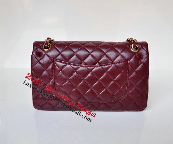 Chanel 2.55 Series Flap Bag Burgundy Patent Leather A1112 Gold Chanel 2.55 Series Flap Bag Burgundy Patent Leather A1112 Gold