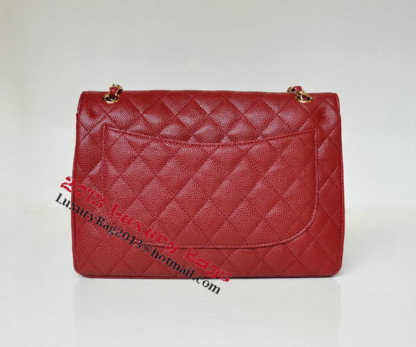 Chanel Jumbo Quilted Classic Flap Bag Burgundy Cannage Patterns A58600 Gold Chanel Jumbo Quilted Classic Flap Bag Burgundy Cannage Patterns A58600 Gold