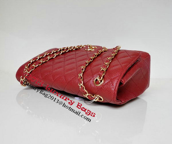 Chanel Jumbo Quilted Classic Flap Bag Burgundy Cannage Patterns A58600 Gold Chanel Jumbo Quilted Classic Flap Bag Burgundy Cannage Patterns A58600 Gold