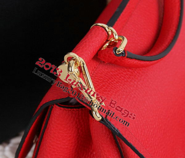 Dolce & Gabbana SICILY Litchi Leather Tote Bags BB4136 Dolce & Gabbana SICILY Litchi Leather Tote Bags BB4136