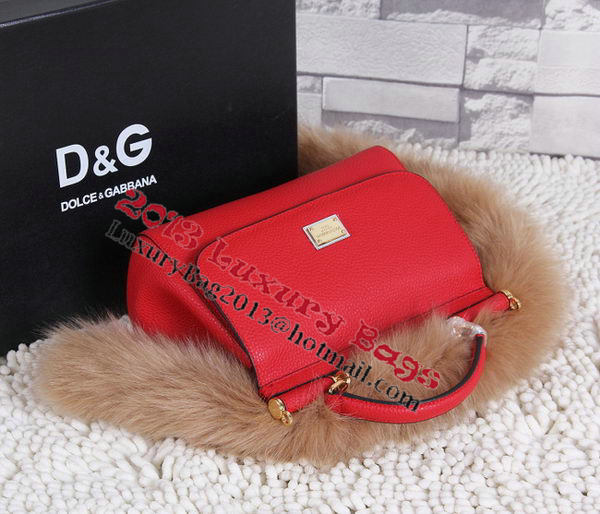 Dolce & Gabbana SICILY Litchi Leather Tote Bags BB4136 Dolce & Gabbana SICILY Litchi Leather Tote Bags BB4136