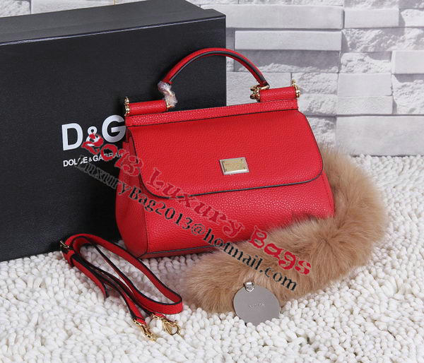 Dolce & Gabbana SICILY Litchi Leather Tote Bags BB4136 Dolce & Gabbana SICILY Litchi Leather Tote Bags BB4136