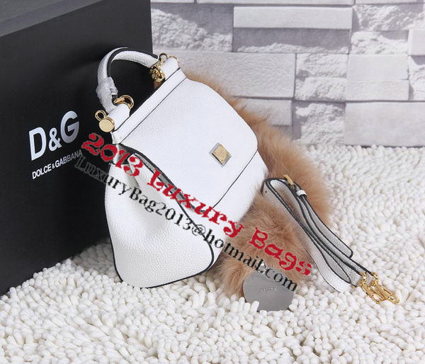 Dolce & Gabbana SICILY Litchi Leather Tote Bags BB4136 Dolce & Gabbana SICILY Litchi Leather Tote Bags BB4136