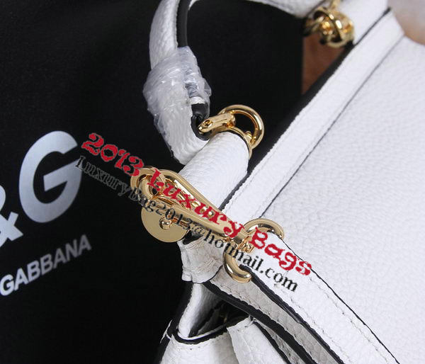Dolce & Gabbana SICILY Litchi Leather Tote Bags BB4136 Dolce & Gabbana SICILY Litchi Leather Tote Bags BB4136