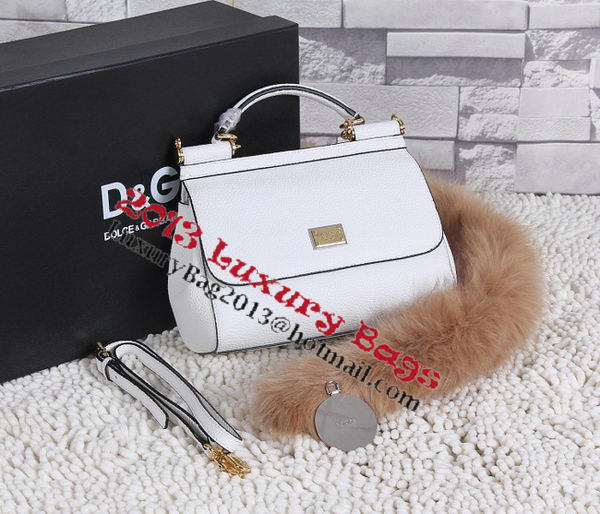 Dolce & Gabbana SICILY Litchi Leather Tote Bags BB4136 Dolce & Gabbana SICILY Litchi Leather Tote Bags BB4136