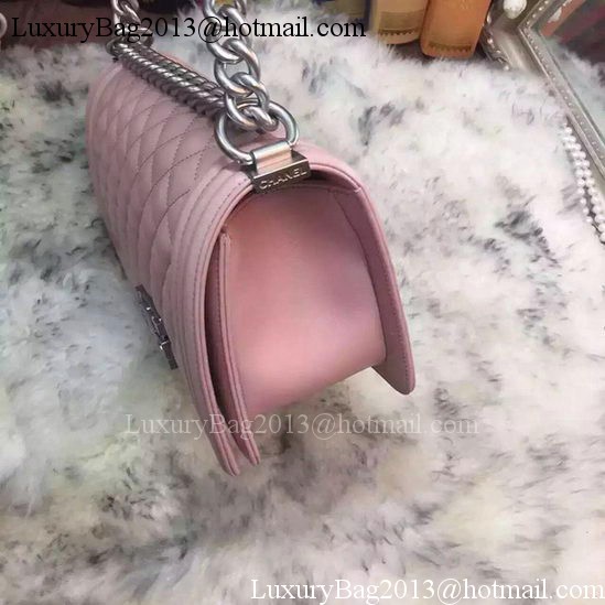 Boy Chanel Flap Shoulder Bag Original Sheepskin A64375 Pink Boy Chanel Flap Shoulder Bag Original Sheepskin A64375 Pink