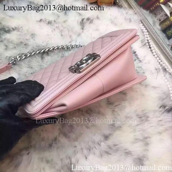 Boy Chanel Flap Shoulder Bag Original Sheepskin A64375 Pink Boy Chanel Flap Shoulder Bag Original Sheepskin A64375 Pink