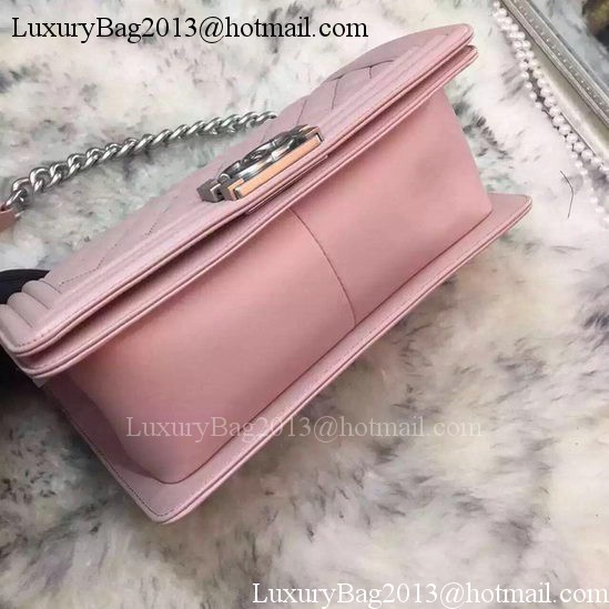 Boy Chanel Flap Shoulder Bag Original Sheepskin A64375 Pink Boy Chanel Flap Shoulder Bag Original Sheepskin A64375 Pink