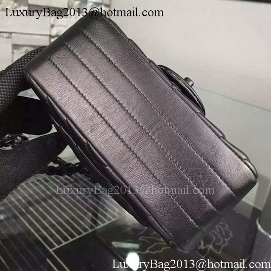 Chanel Classic mini Flap Bag Black Chevron Sheepskin Leather A68748 Black Chanel Classic mini Flap Bag Black Chevron Sheepskin Leather A68748 Black