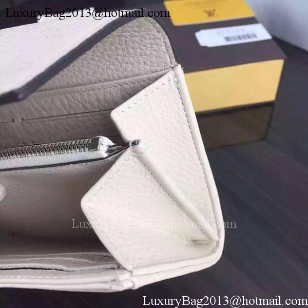 Louis Vuitton Mahina Leather IRIS Wallet M60144 OffWhite Louis Vuitton Mahina Leather IRIS Wallet M60144 OffWhite