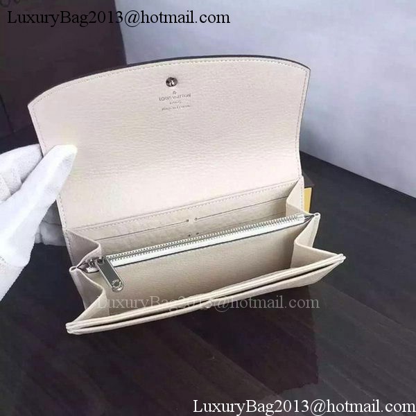 Louis Vuitton Mahina Leather IRIS Wallet M60144 OffWhite Louis Vuitton Mahina Leather IRIS Wallet M60144 OffWhite