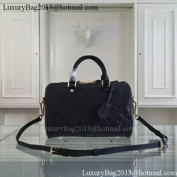 Louis Vuitton Monogram Empreinte Speedy BANDOULIERE 30 M91330 Black Louis Vuitton Monogram Empreinte Speedy BANDOULIERE 30 M91330 Black