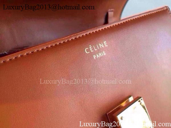 Celine Classic Box Flap Bag Calfskin Leather C2263 Wheat Celine Classic Box Flap Bag Calfskin Leather C2263 Wheat