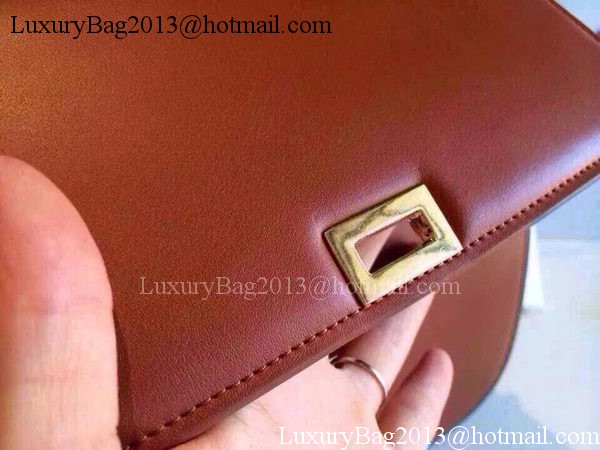 Celine Classic Box Flap Bag Calfskin Leather C2263 Wheat Celine Classic Box Flap Bag Calfskin Leather C2263 Wheat