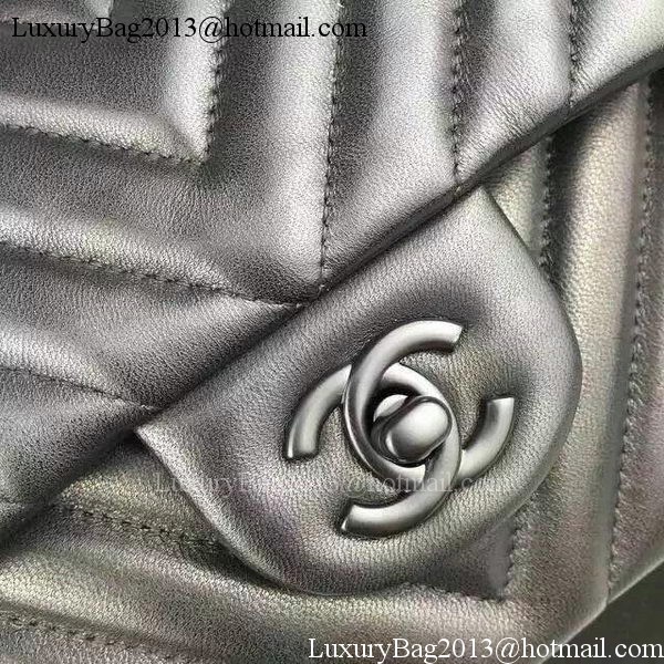 Chanel 2.55 Series Flap Bag Black Lambskin Chevron Leather A5023 Black Chanel 2.55 Series Flap Bag Black Lambskin Chevron Leather A5023 Black