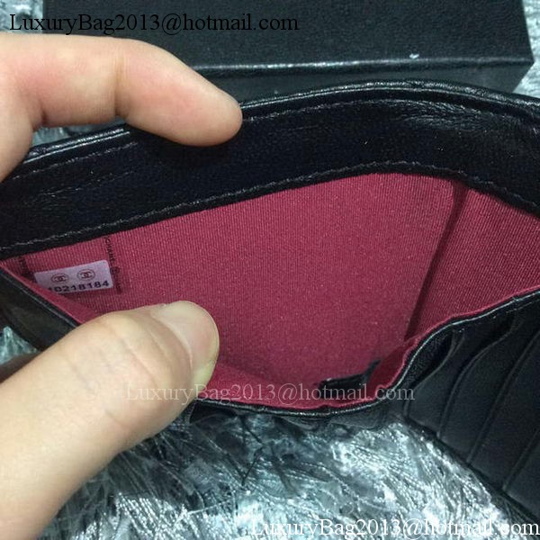 Chanel mini Tri-Fold Wallet Sheepskin Leather A48980 Chanel mini Tri-Fold Wallet Sheepskin Leather A48980