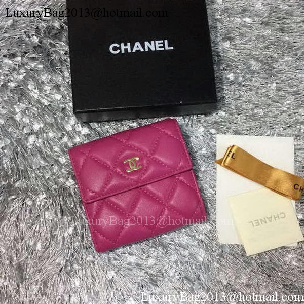 Chanel mini Tri-Fold Wallet Sheepskin Leather A48980 Chanel mini Tri-Fold Wallet Sheepskin Leather A48980