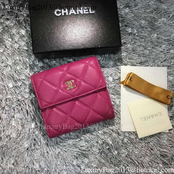 Chanel mini Tri-Fold Wallet Sheepskin Leather A48980 Chanel mini Tri-Fold Wallet Sheepskin Leather A48980