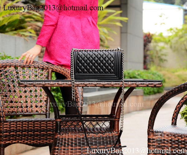 Chanel Boy Flap Shoulder Bags Sheepskin Leather A67086 Black Chanel Boy Flap Shoulder Bags Sheepskin Leather A67086 Black