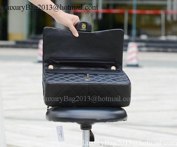 Chanel Maxi Quilted Classic Flap Bag Black Sheepskin A58601 Gold Chanel Maxi Quilted Classic Flap Bag Black Sheepskin A58601 Gold