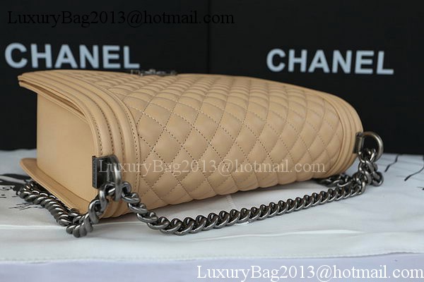 Boy Chanel Flap Shoulder Bag Original Sheepskin Leather A67087 Apricot Boy Chanel Flap Shoulder Bag Original Sheepskin Leather A67087 Apricot