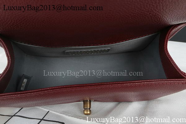 Boy Chanel mini Flap Bag Original Cannage Pattern A67085 Burgundy Boy Chanel mini Flap Bag Original Cannage Pattern A67085 Burgundy