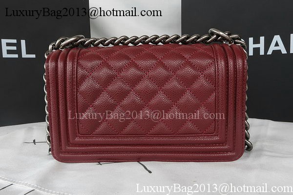 Boy Chanel mini Flap Bag Original Cannage Pattern A67085 Burgundy Boy Chanel mini Flap Bag Original Cannage Pattern A67085 Burgundy