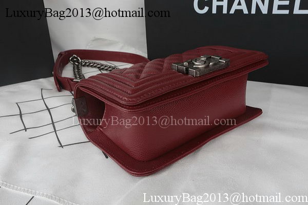 Boy Chanel mini Flap Bag Original Cannage Pattern A67085 Burgundy Boy Chanel mini Flap Bag Original Cannage Pattern A67085 Burgundy