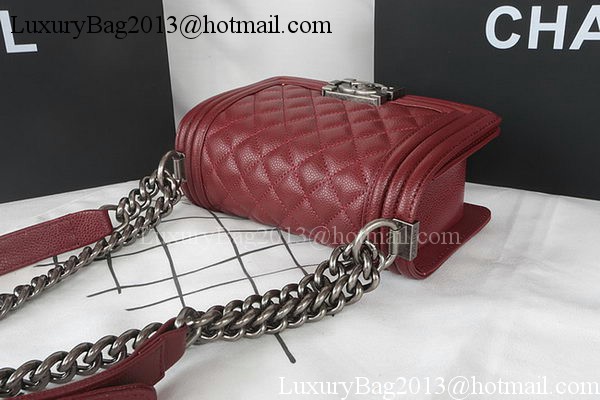 Boy Chanel mini Flap Bag Original Cannage Pattern A67085 Burgundy Boy Chanel mini Flap Bag Original Cannage Pattern A67085 Burgundy