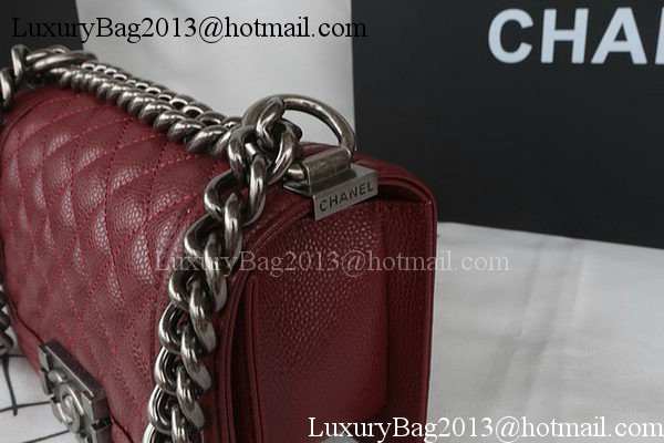 Boy Chanel mini Flap Bag Original Cannage Pattern A67085 Burgundy Boy Chanel mini Flap Bag Original Cannage Pattern A67085 Burgundy