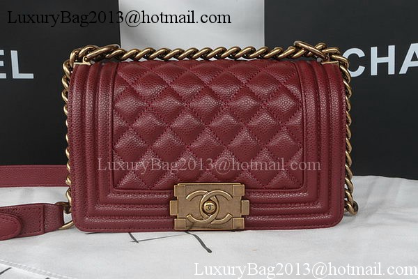 Boy Chanel mini Flap Bag Original Cannage Pattern A67085 Burgundy Boy Chanel mini Flap Bag Original Cannage Pattern A67085 Burgundy