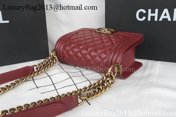 Boy Chanel mini Flap Bag Original Cannage Pattern A67085 Burgundy Boy Chanel mini Flap Bag Original Cannage Pattern A67085 Burgundy
