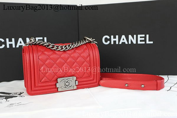 Boy Chanel mini Flap Bag Original Cannage Pattern A67085 Red Boy Chanel mini Flap Bag Original Cannage Pattern A67085 Red