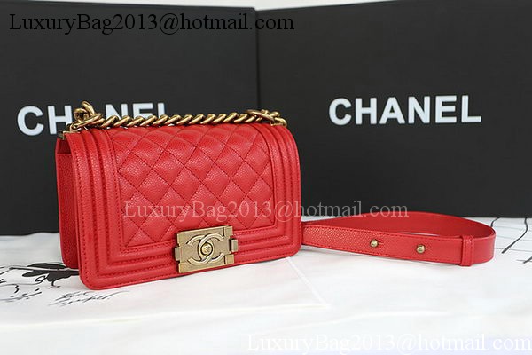 Boy Chanel mini Flap Bag Original Cannage Pattern A67085 Red Boy Chanel mini Flap Bag Original Cannage Pattern A67085 Red